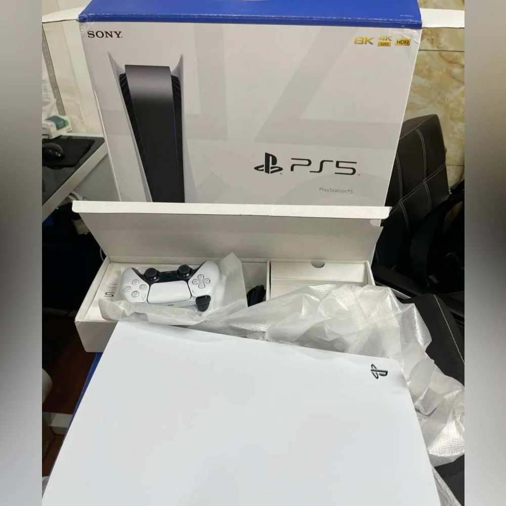 Sony PS5 Console - White and Black
